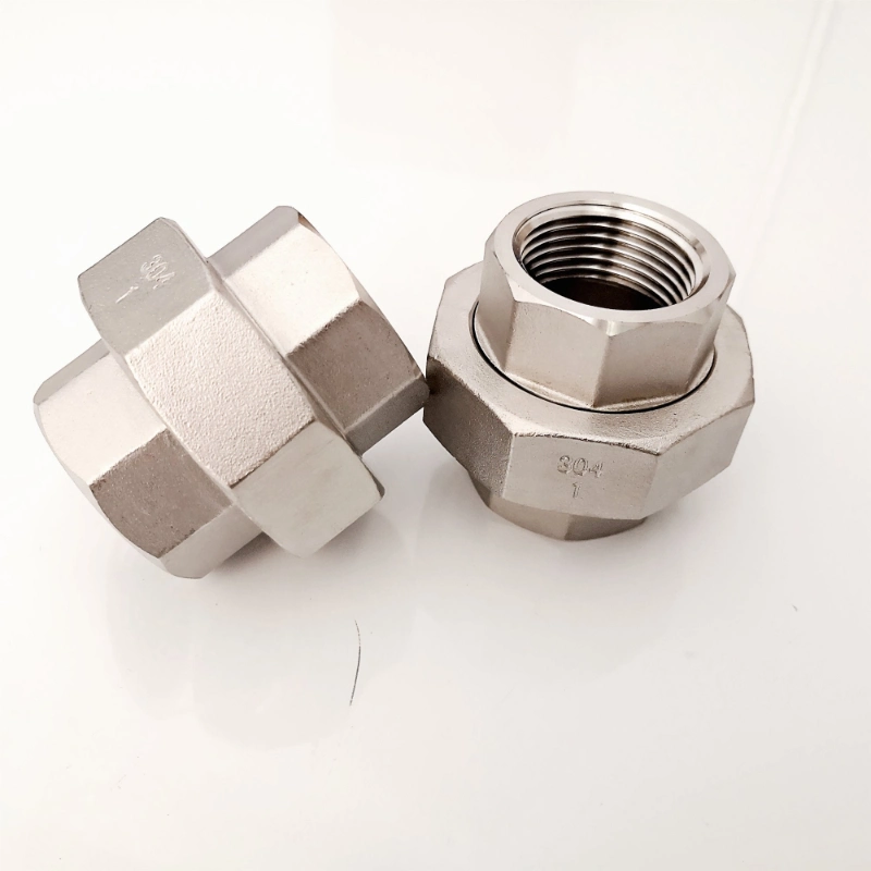 Stainless Steel Threaded Pipe Fittings Union