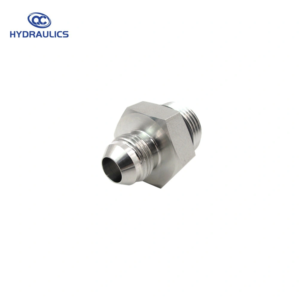 Male O-Ring Straight Fittings Stainless Steel Jic Thread Hydraulic Adapter