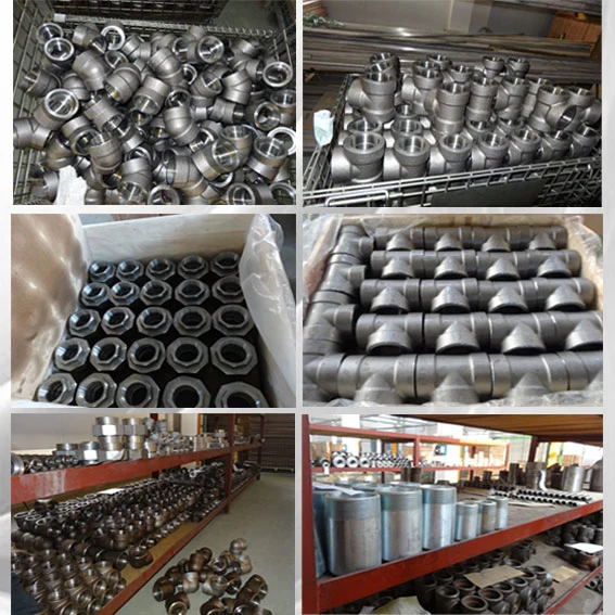 High Pressure Forged Carbon Steel Screwed Pipe Fittings/Thread Coupling