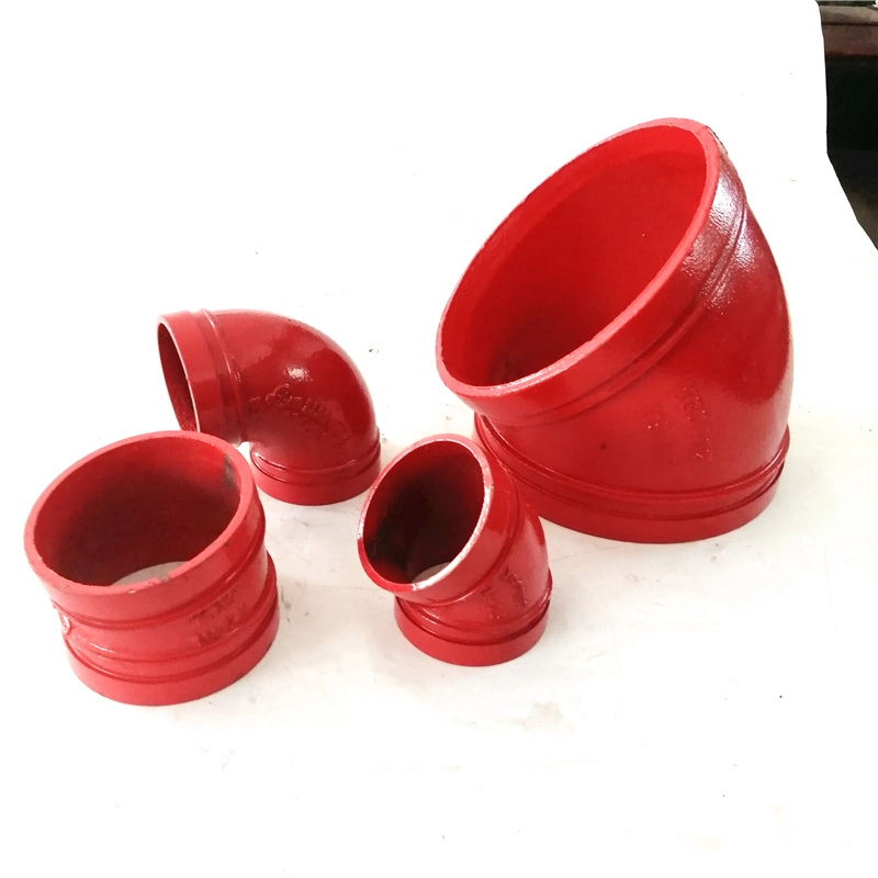 FM/UL Certificated Grooved Pipe Fittings 1-12