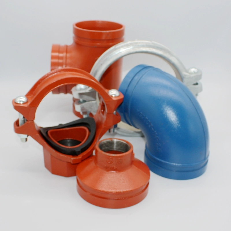 Grooved Pipe Fittings for Fire Protection (90 Degree Elbow)