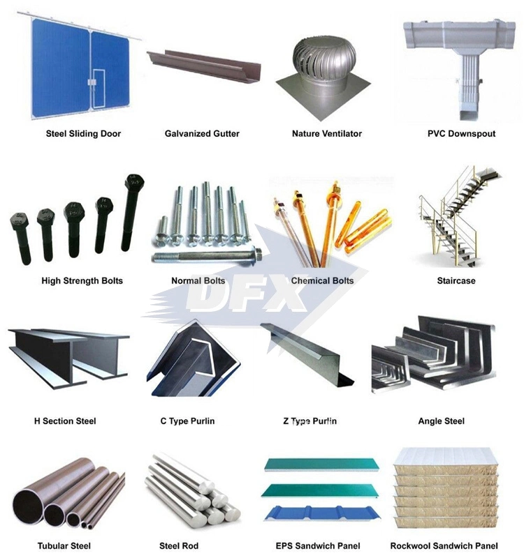 Customized Easy Assembly Steel Structure Warehouse Shed