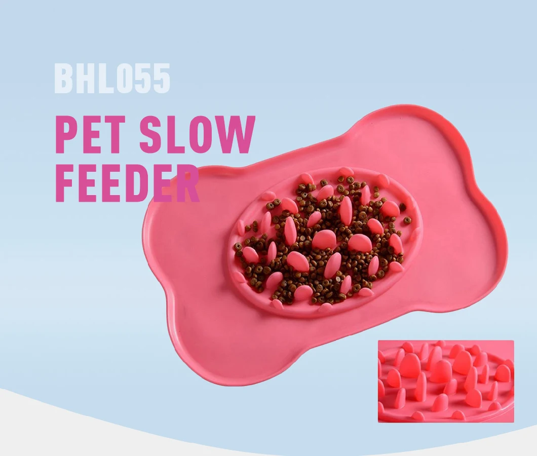 Best Selling Manufacture China No Spill Slow Eating Feeder Dog Bowl for Pet