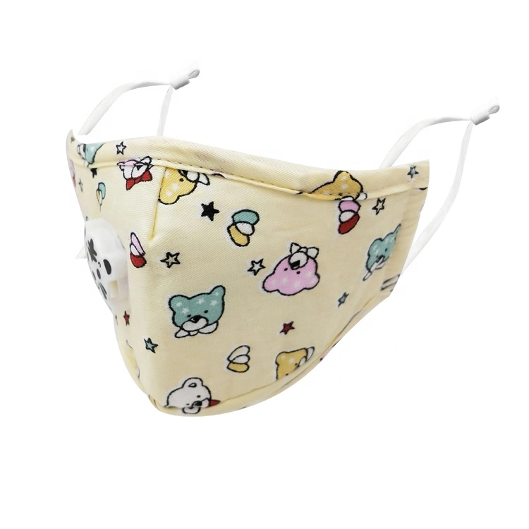 Washable Pm2.5 Cartoon Kids Protection Baby Face Shield Cotton 5 Layers Children Face Mouth Masks