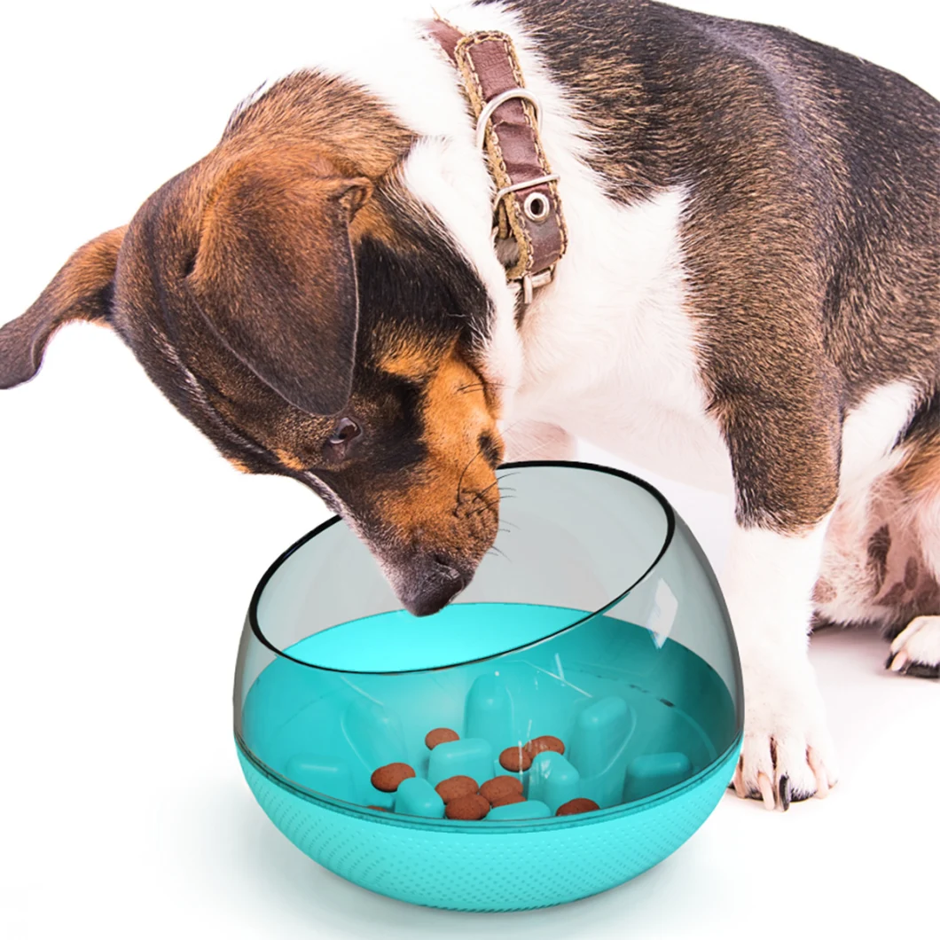 Dog Slower Feeder Bowl Spill-Proof Pet Tumbler