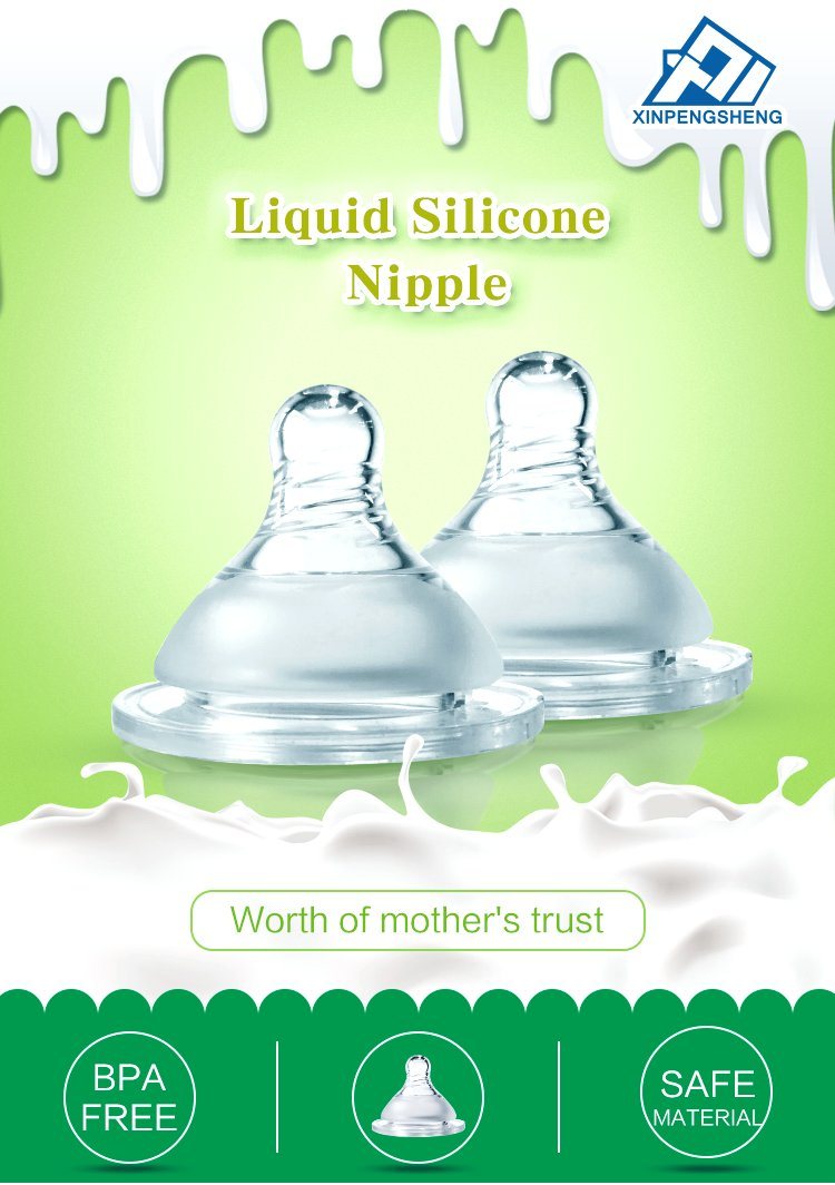 Silicone Baby Feeding Bottle Nipple Food Grade LSR for Feeding