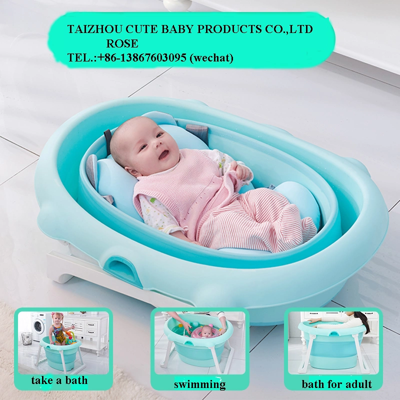 Foldable Baby Bath Tub Plastic Bathtub