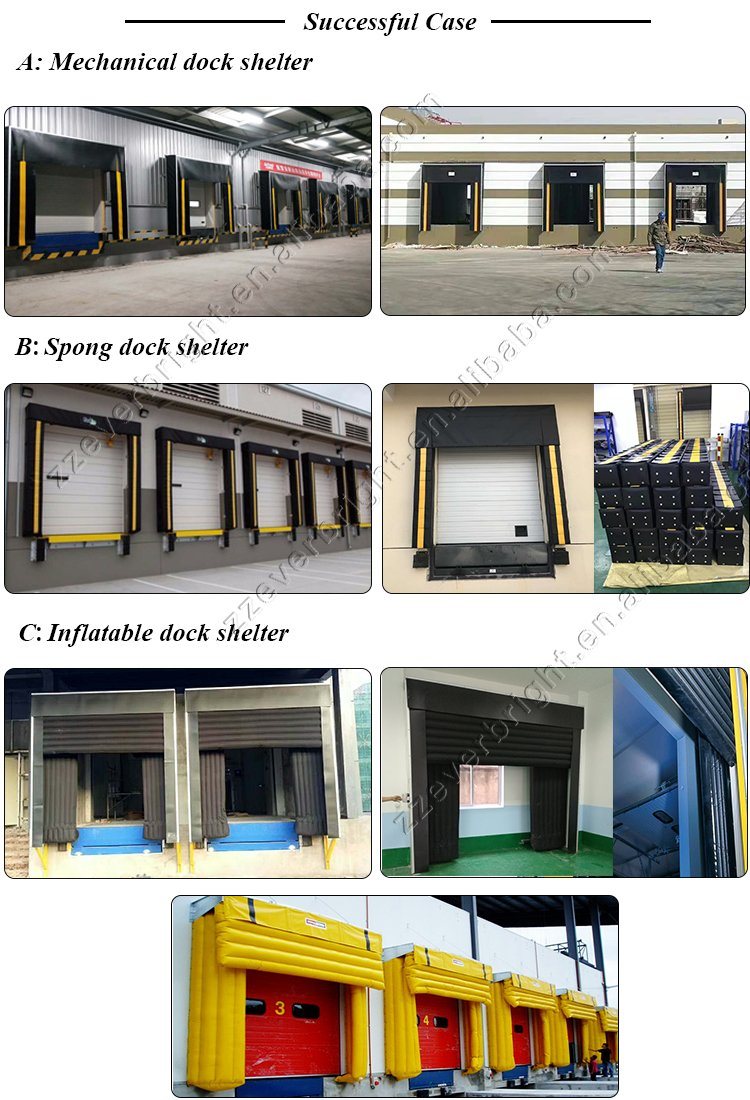 Dock Door Shelter Container PVC Mechanic Dock Shelter
