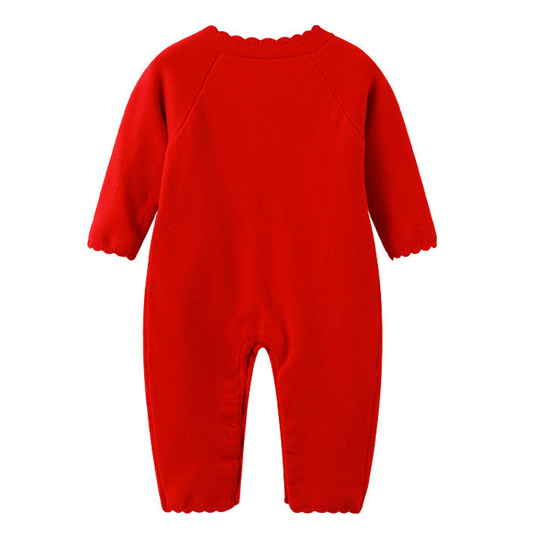 Lucky-Lucky Red Baby Pajamas for Bath for Baby Romper