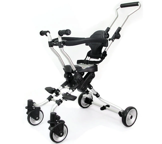 Lightweight and Foldable Baby Stroller with PU Seat