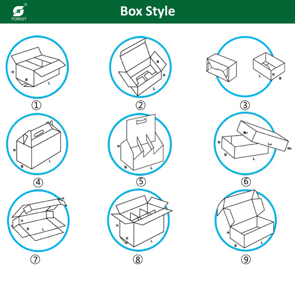 Customize Packaging Box with Color Printing and Glossy Varnished for Computers