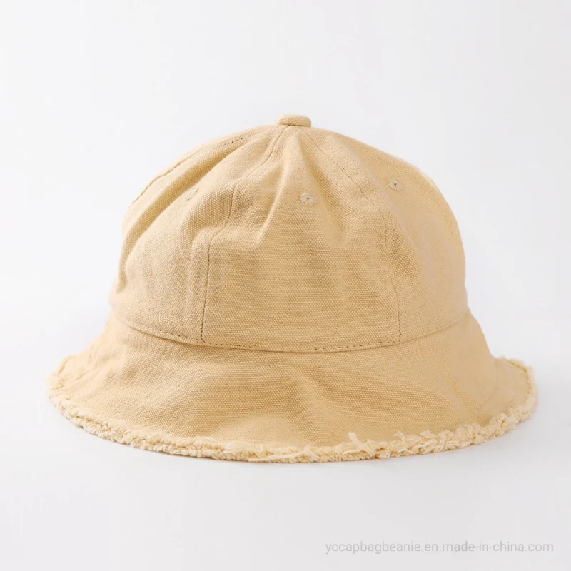 Children Denim Washed Summer Bucket Hat