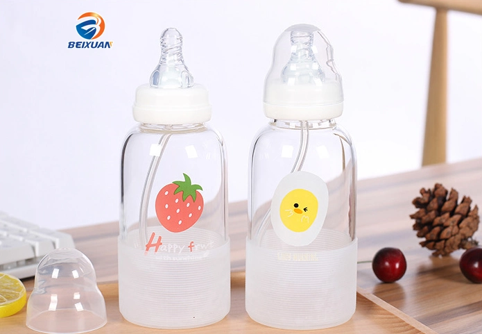 2020 Hot Sale Baby Bottle Feeding Glass Water Bottle for Adults