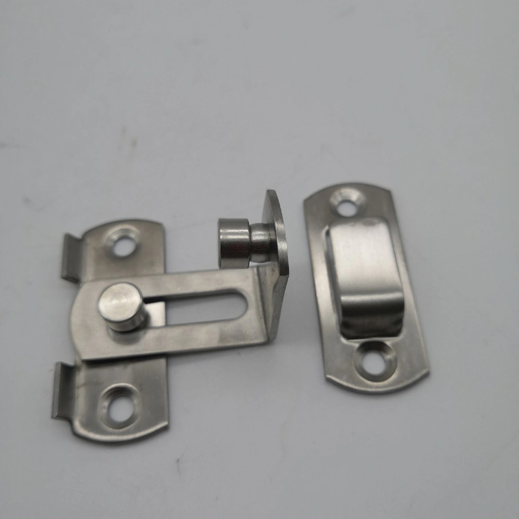 90 Degree Stainless Steel Slide Bolt Door Safety Guard Latch