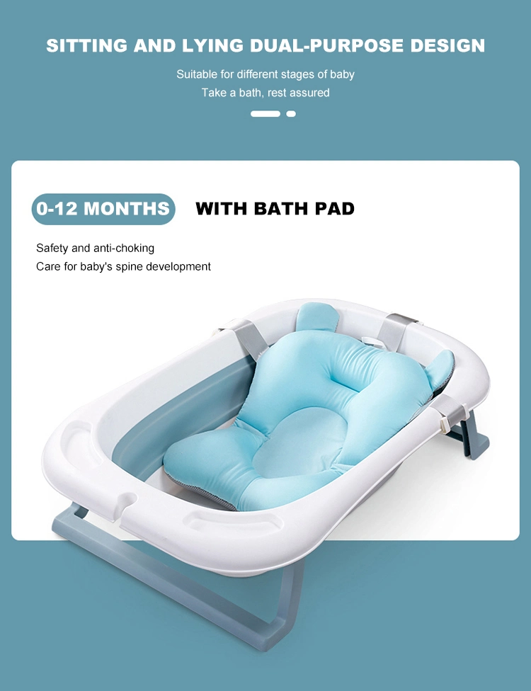2020 Plastic Baby Bathtub Foldable Bathtub