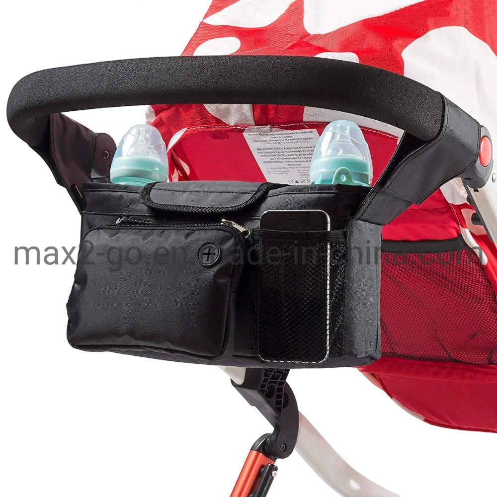 Mummy Diaper Bag Stroller Organizer Bag and Insulated Cup Holder