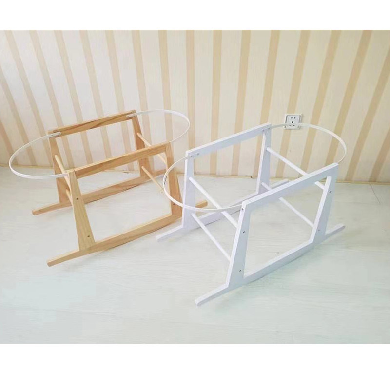 New Born Baby Basket Natural Baby Moses Basket Stand