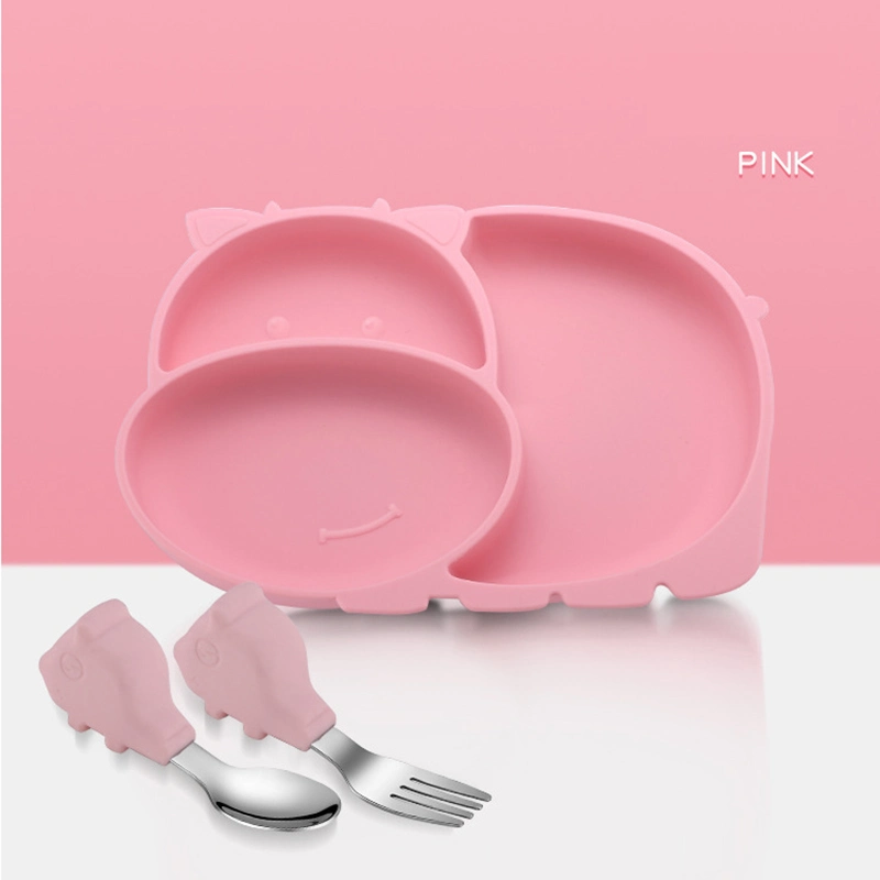 Wholesale BPA Free Baby Mat Feeder Baby Feeding Suction Cup Silicone Bowl Plate