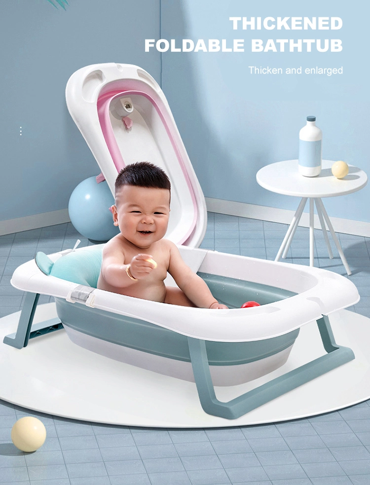 High Quality Plastic Baby Bath Tub Foldable Bathtub for Kids