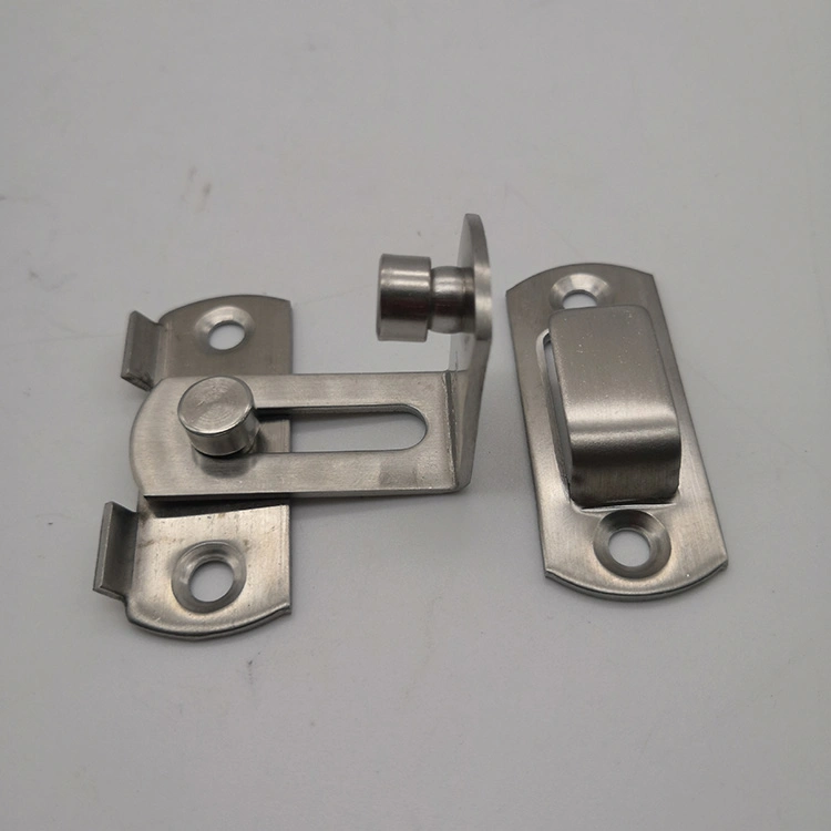 90 Degree Stainless Steel Slide Bolt Door Safety Guard Latch