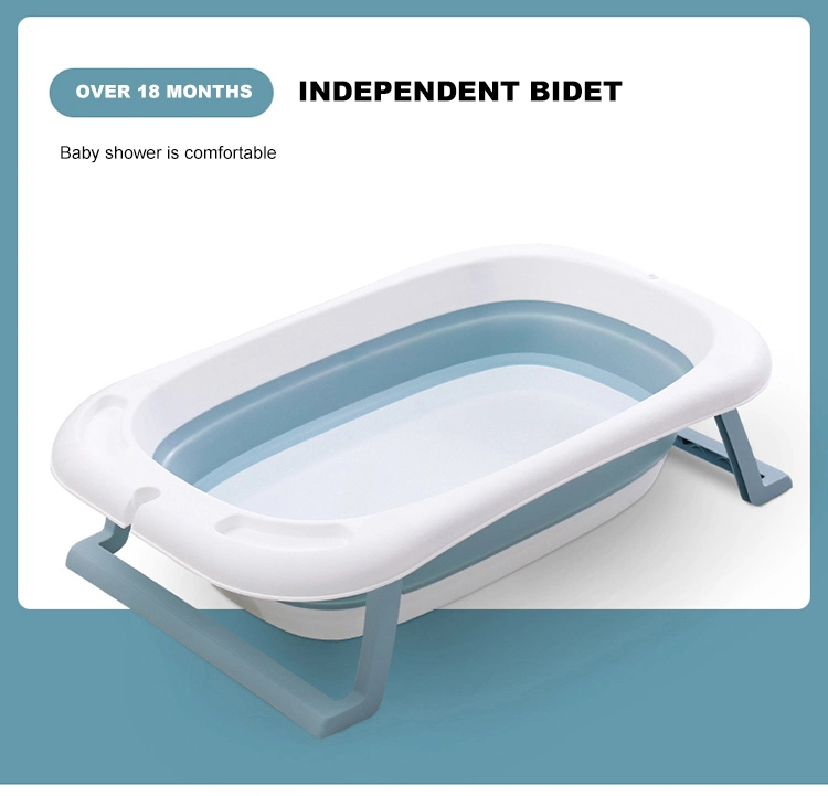 High Quality Plastic Baby Bath Tub Foldable Bathtub for Kids