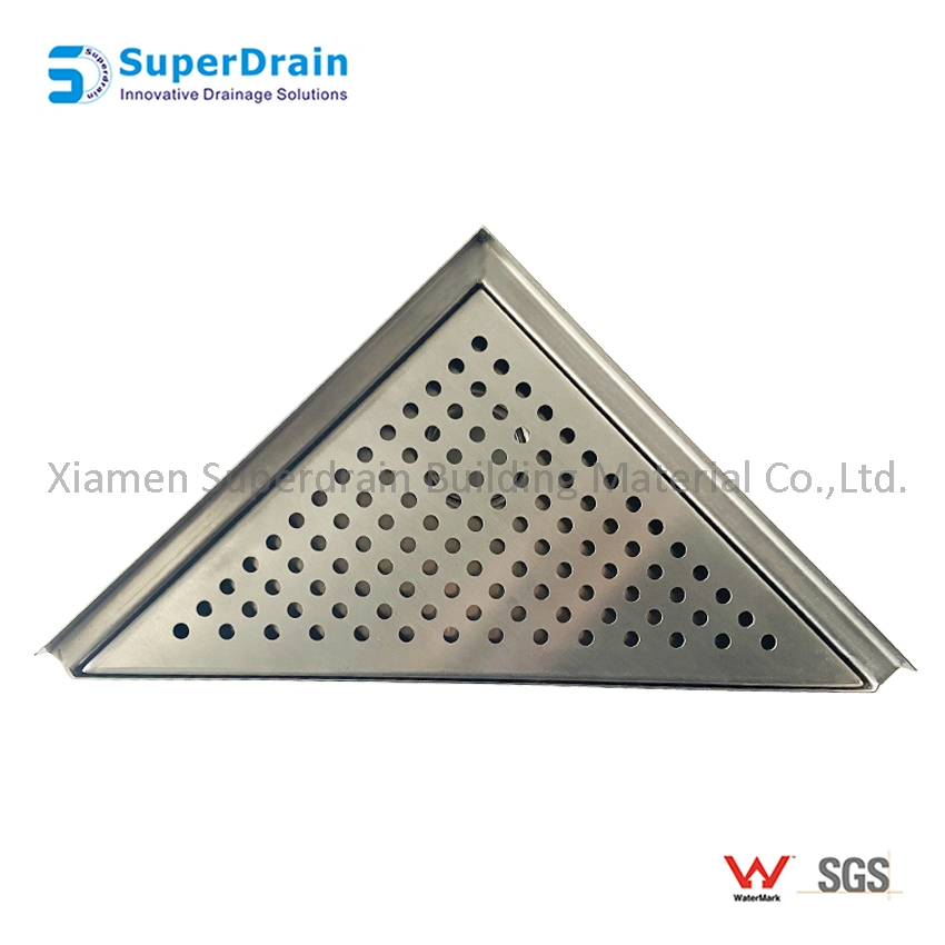 Stainless Steel Floor Guard Luxury Corner Shower Drainage