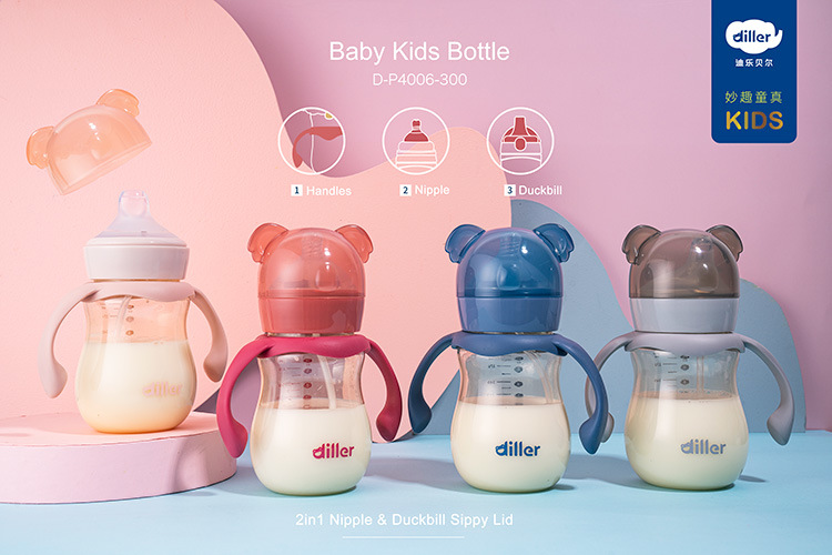 Plastic Baby Milk Feeding Bottles for Baby