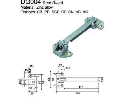 Stainless Steel Zinc Door Lock Guard
