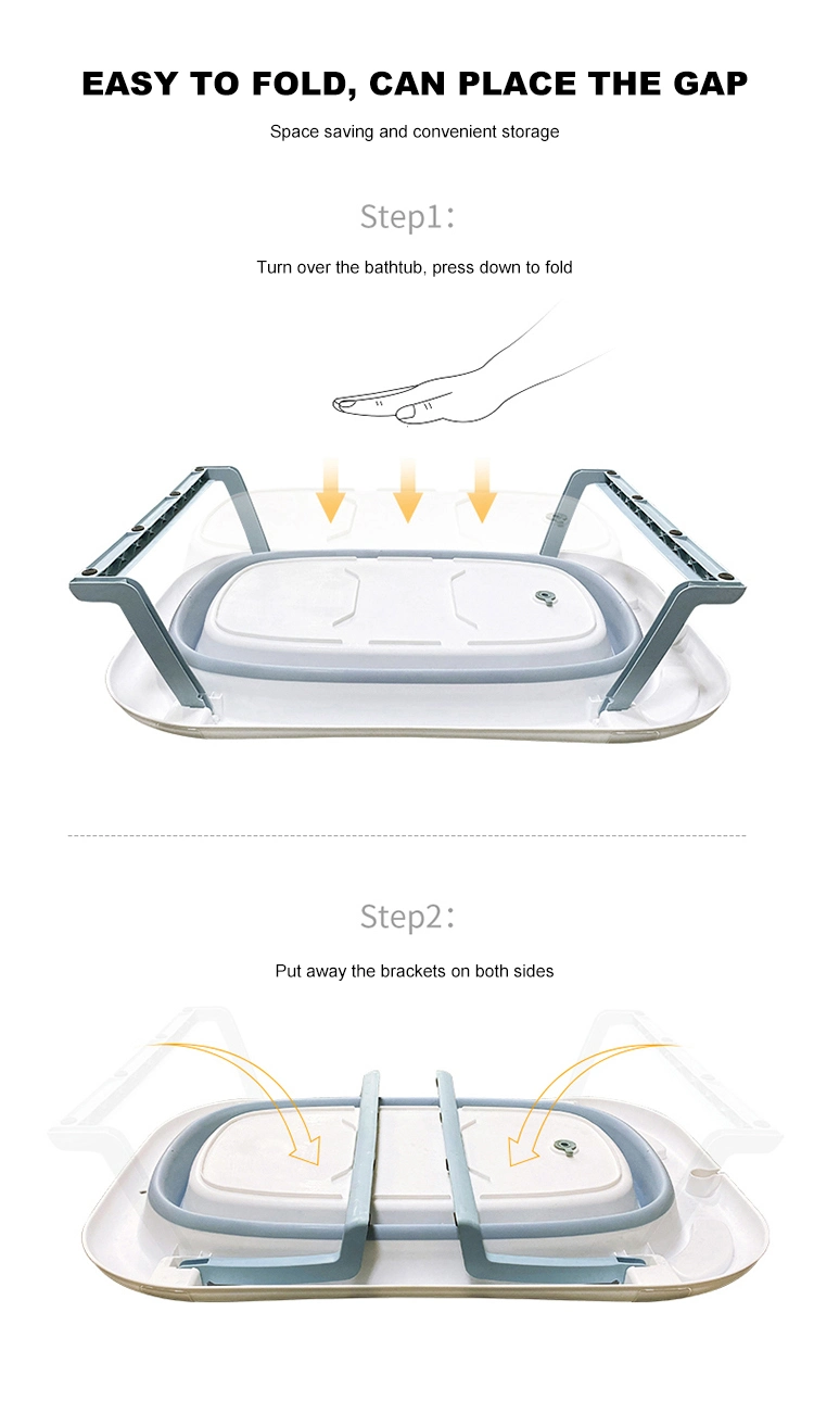 2020 Plastic Baby Bathtub Foldable Bathtub