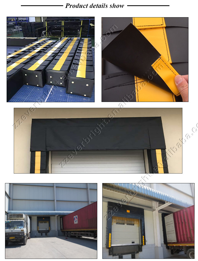Mechanical Dock Shelter PVC Loading Dock Door Shelter