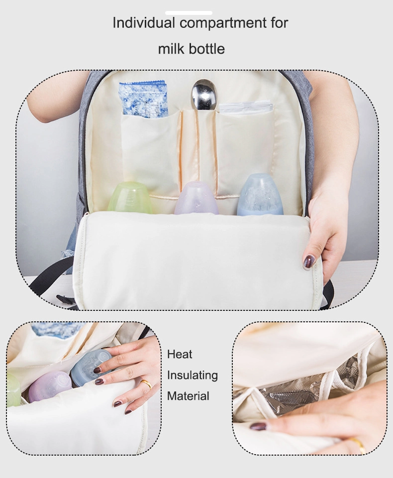 New Arrival Multifunction Large Capacity Travel Backpack Mummy Baby Diaper Bag Daddy Nappy Backpack