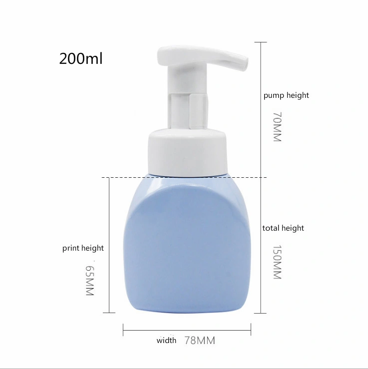 200ml Foam Bottle Mousse Cleanser Baby Shower Gel Bottle