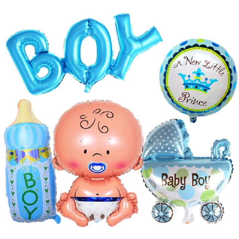 1 Set Baby Shower Baby Boy Girl Foil Balloon Its a Boy Girl Baby Shower Balloons Kids 1st Birthday Party Decorations Supplies