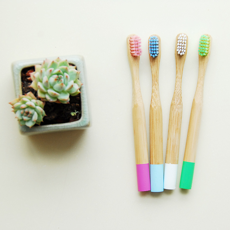 Biodegradable Bristles Organic Natural Charcoal Bamboo Toothbrush