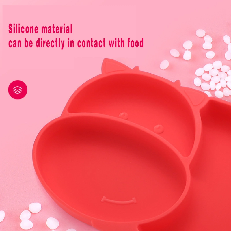 Wholesale BPA Free Baby Mat Feeder Baby Feeding Suction Cup Silicone Bowl Plate