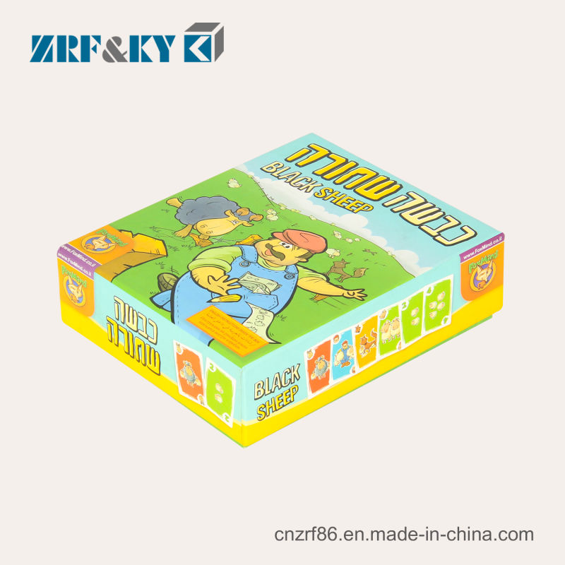 Custom Printed Kids Cards/Toy Gift Cardboard Storage/Packaging Board Card/Game/Play Boxes