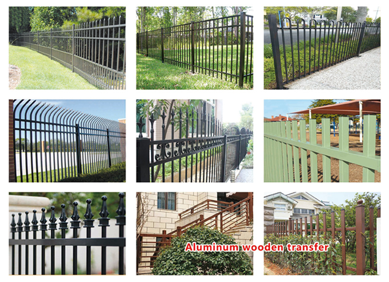 Factory Manufacture Metal Slat Railing Gate/ Slat Railing Gate/ Aluminum Railing Gate, Security Railing Gate