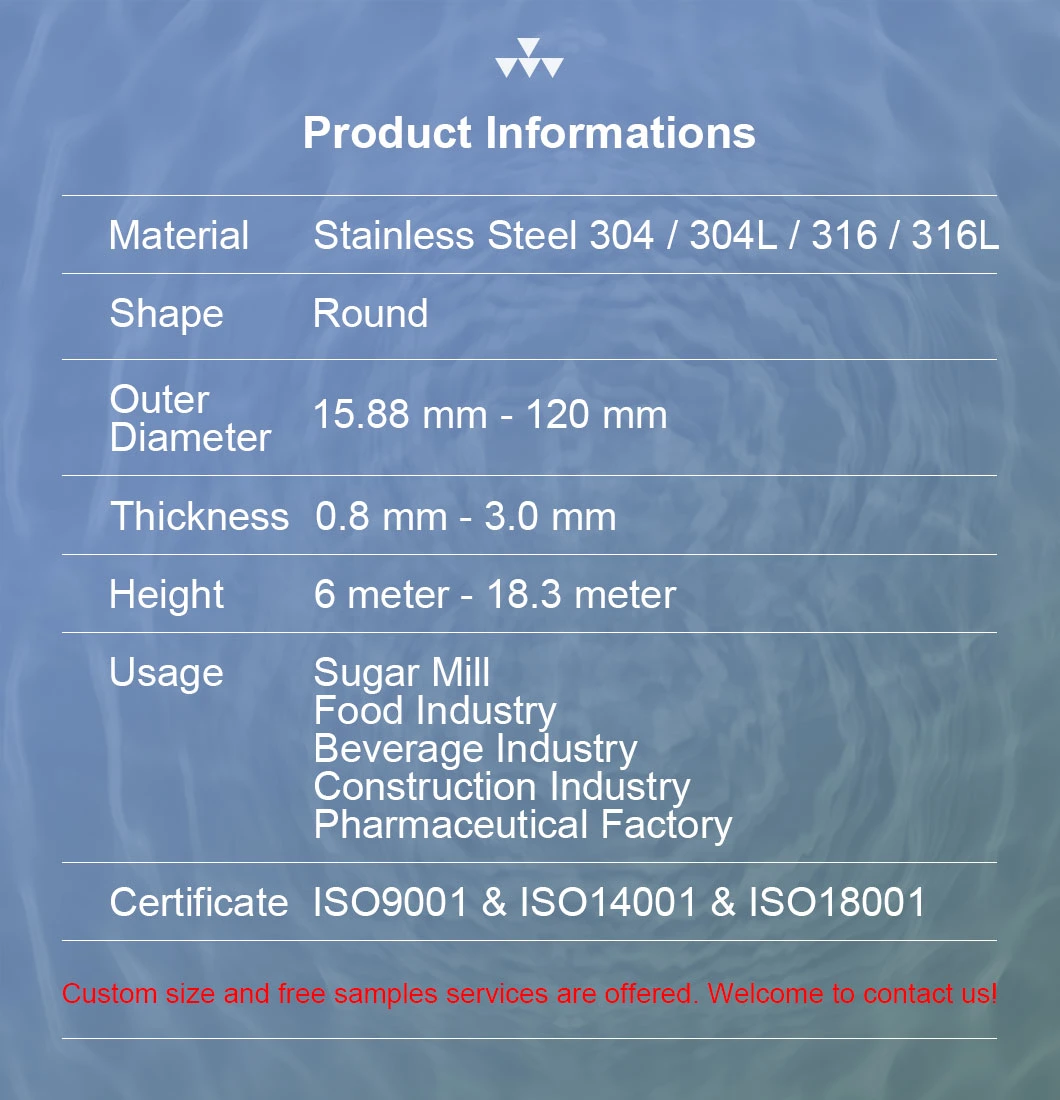 25.4mm Diameter Stainless Steel Dairy Pipe for Bottle Milk Filler