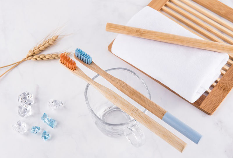 Eco-Friendly Biodegradable Bambu Teeth Brush Self Standing Custom Toothbrush Charcoal Bamboo Toothbrush