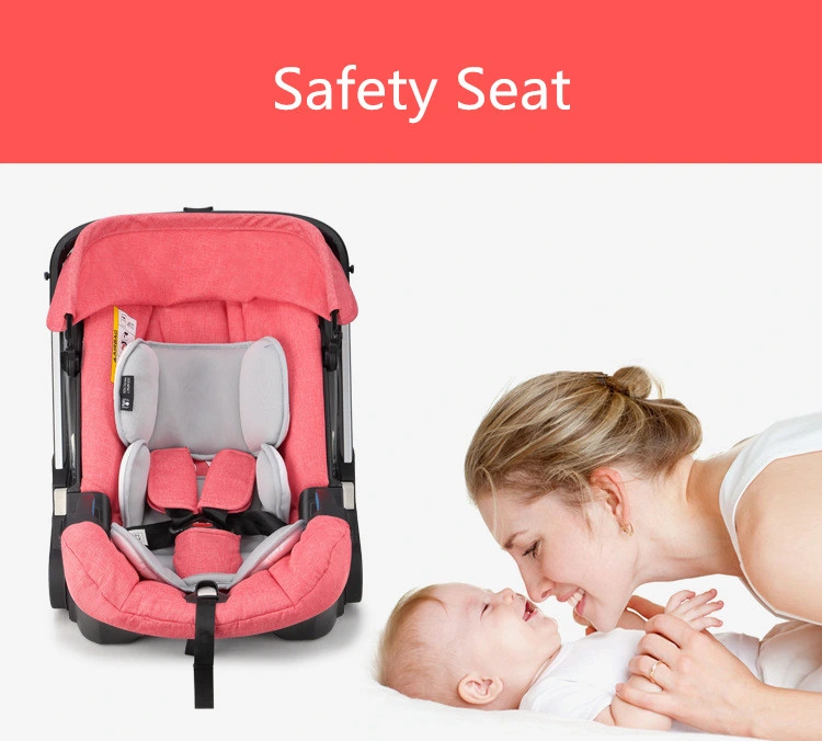 Foldable Infant Carrier, Baby Safety Seat, Multifunctional Baby Stroller