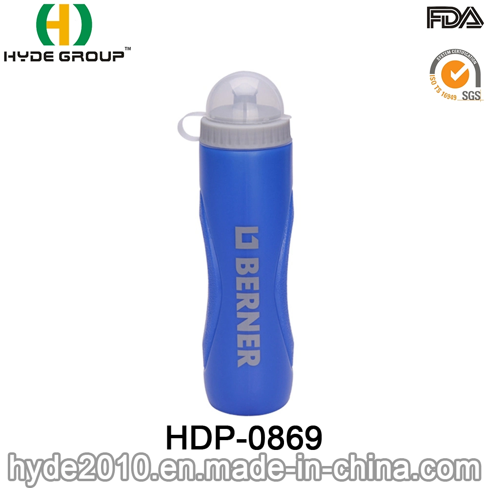 750ml Squeeze Plastic Water Bottle PE Water Bottle Outdoor Sport Water Bottle (HDP-0869)