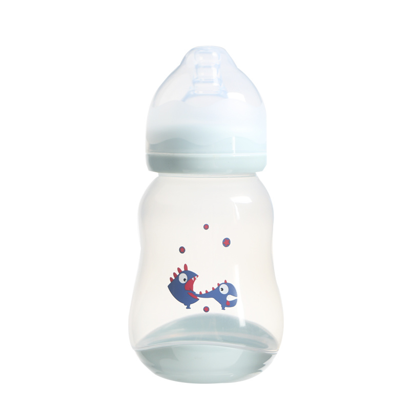 260ml Silicone Nipple Baby Feeding Bottle Medium Feeding Bottle Baby