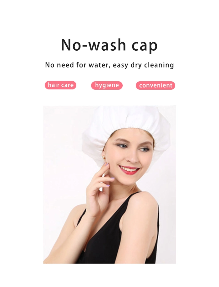 Disposable No Rinse Shampoo of Caps for Elder Pregnant Patient Clean Moist