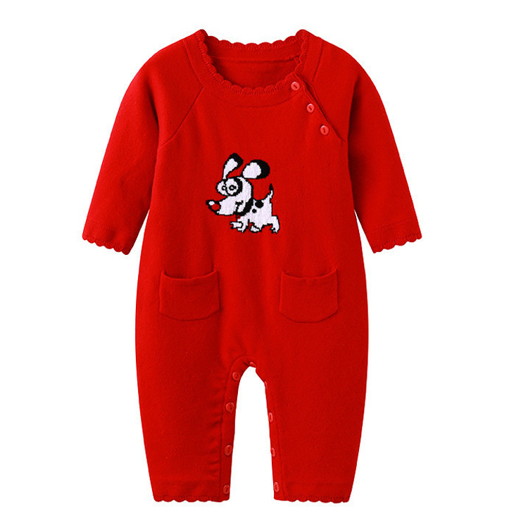 Lucky-Lucky Red Baby Pajamas for Bath for Baby Romper