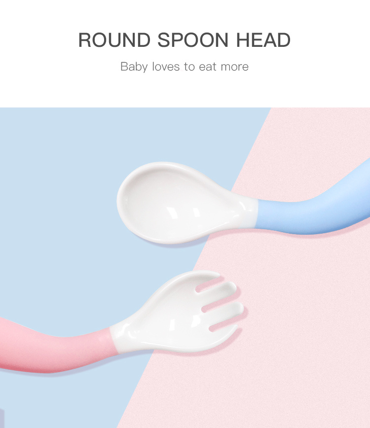 Newborn Infant Feeding Bottle Spoon Set Baby Silicone Spoon