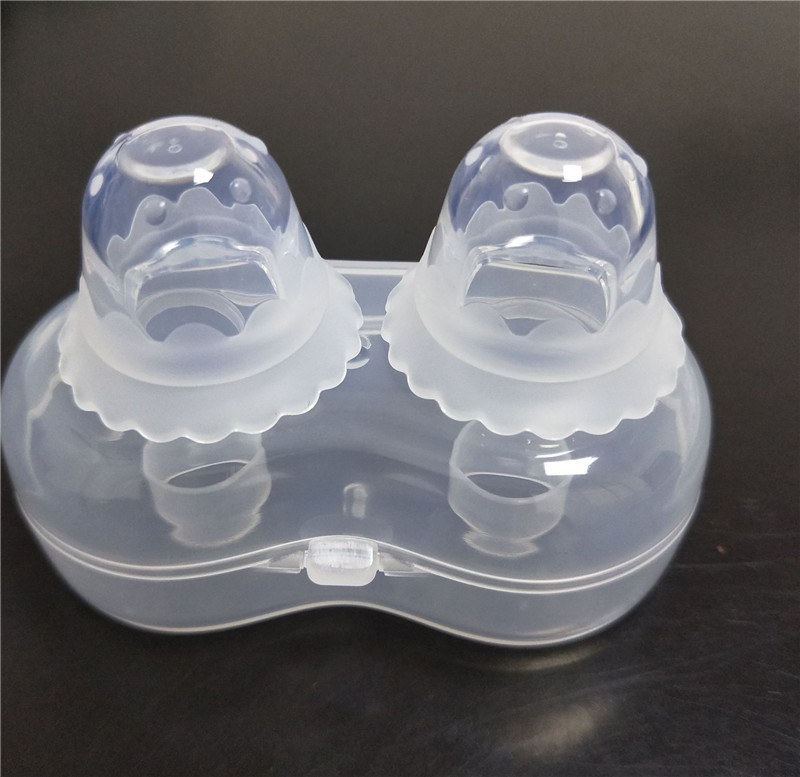 Pure LSR Silicone Nipple Puller with Plastic Container