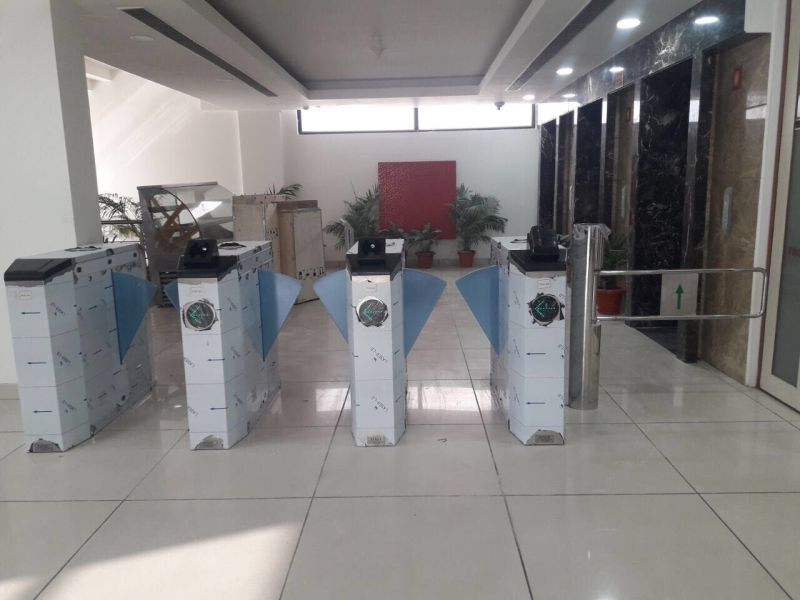 Use for School Gate Security Turnstile Gate Flap Barrier/ Flap Gate Barrier with Access Control