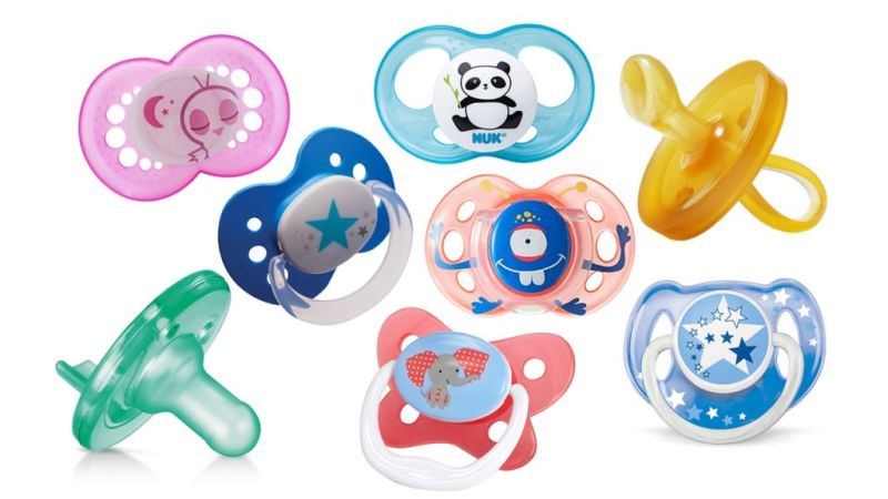 Silicone Rubber Baby Feeding Pacifier for Infant Teething Training