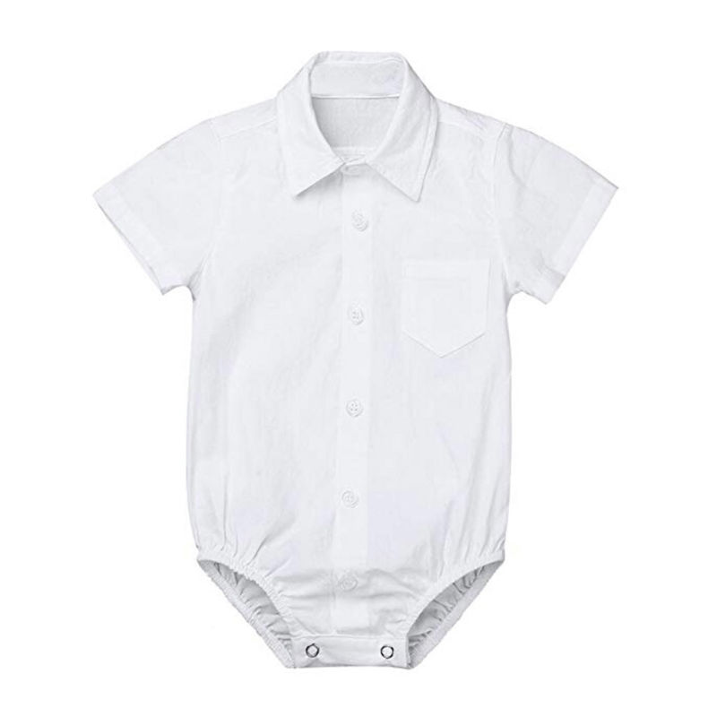 Jumpsuit Clothes Newborn Baby Boy Girl Onesie Newborn Baby Boys' Dress Shirts Romper Bodysuit