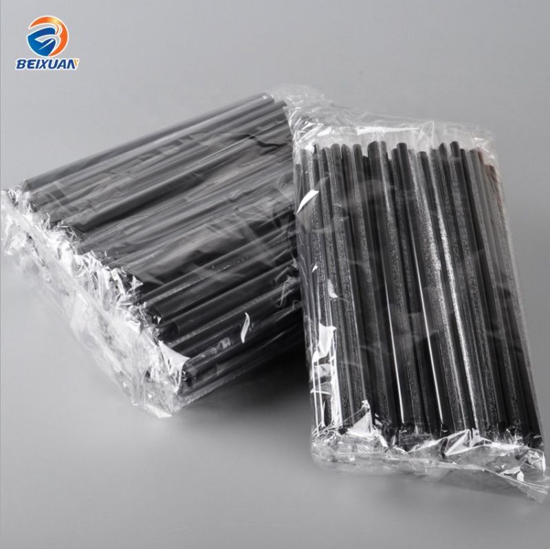 Plastic Drinking Straw with Spoon Plastic Spoon Straws